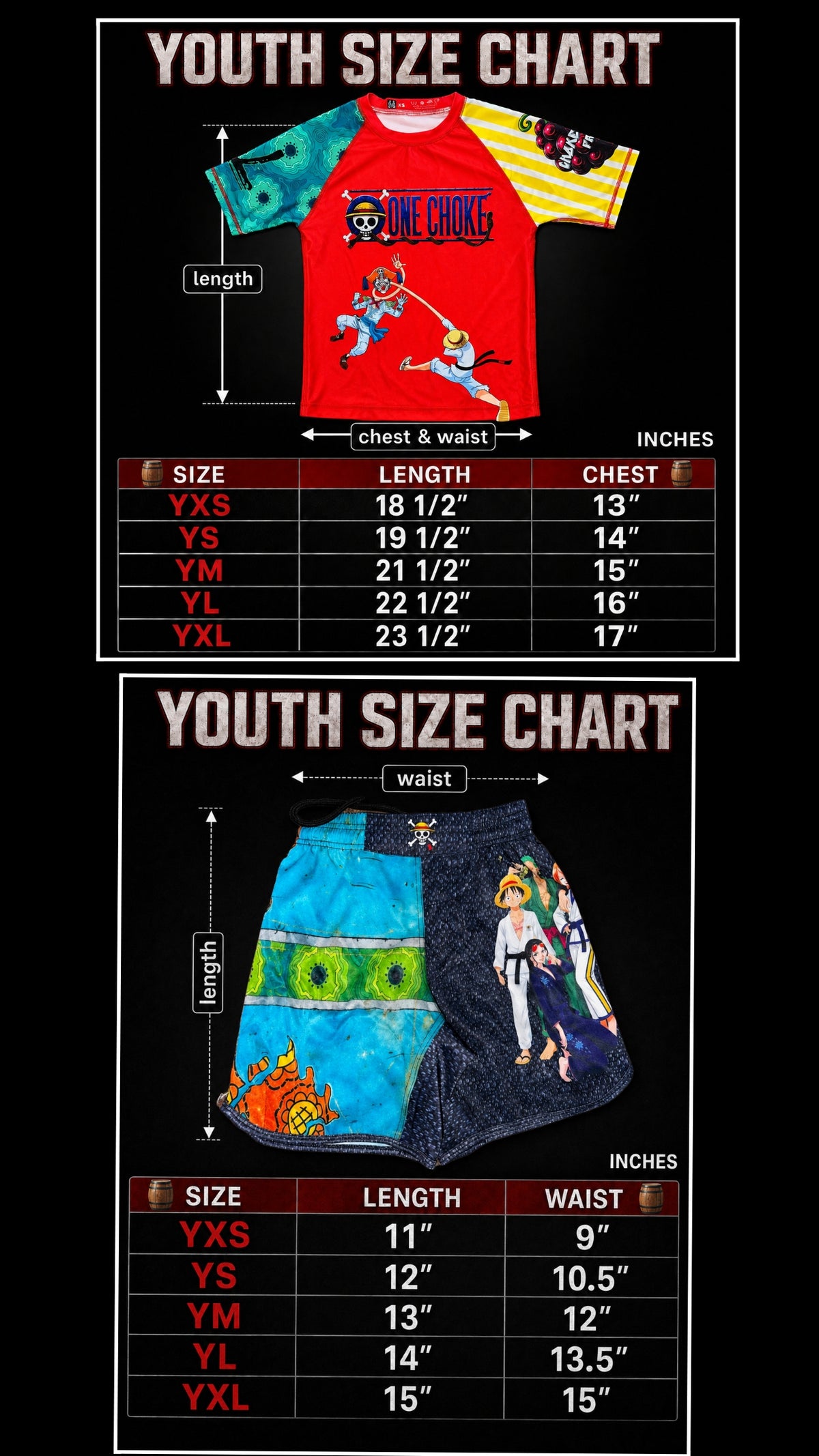 1 CHOKE- Youth Rash Guard